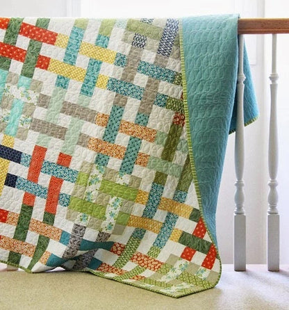 Cluck Cluck Sew Basket Case Quilt Pattern (5 Size Variations Per Pattern)