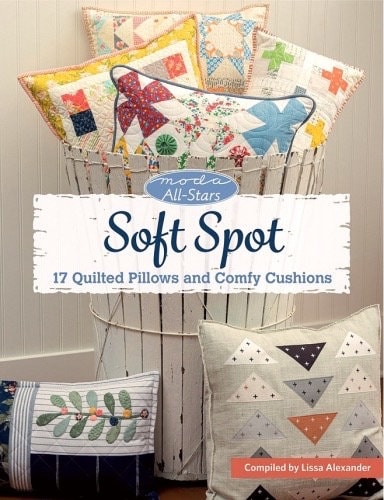 Moda All-Stars Soft Spot Quilted Pillows & Comfy Cushions Pattern Book (17 Patterns Per Book)