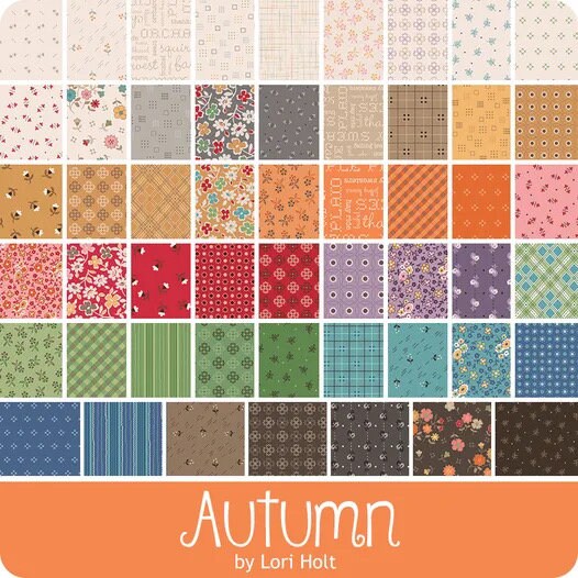 READY TO SHIP!! Riley Blake Autumn Skies Table Runner Kit Featuring Lori Holt Autumn Fabric Collection Finished Size: 28"x42"