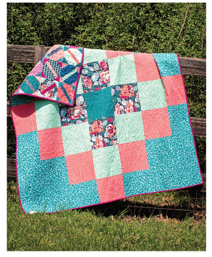 Perfectly Pieced Quilt Backs Pattern Book by Kelly Young (30 patterns per book)