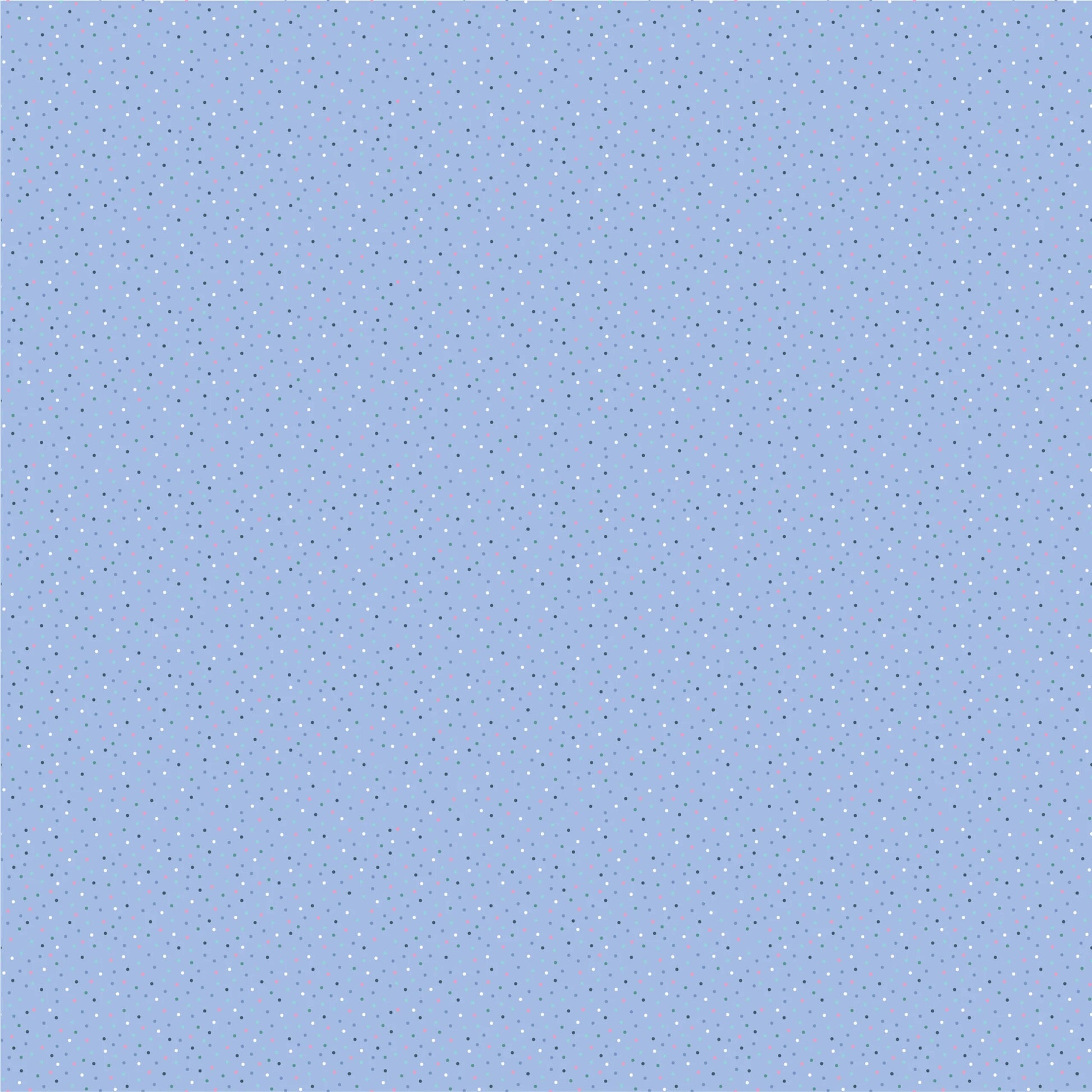 Poppie Cotton Country Confetti Blenders Fabric Collection Forget-Me-Not Bright Blue Premium 100% Cotton Quilt Shop Quality Fabrics