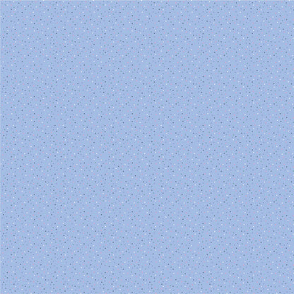 Poppie Cotton Country Confetti Blenders Fabric Collection Forget-Me-Not Bright Blue Premium 100% Cotton Quilt Shop Quality Fabrics