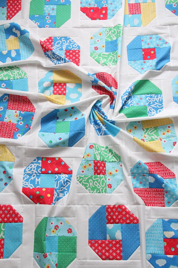 Cluck Cluck Sew Layer Cake Bounce Quilt Pattern (5 Size Variations Per Pattern)