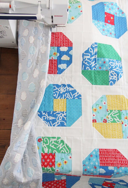 Cluck Cluck Sew Layer Cake Bounce Quilt Pattern (5 Size Variations Per Pattern)