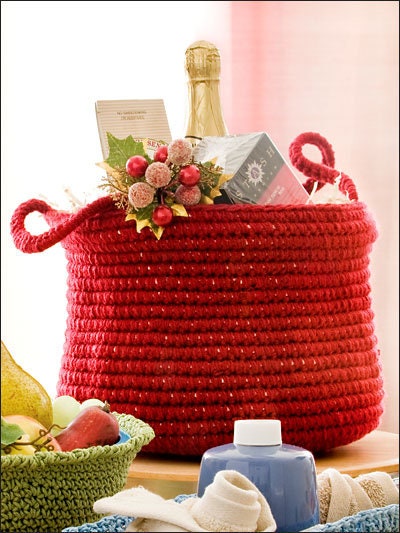 Annie's Crochet Baskets For All Crochet Pattern Book (14 Projects Per Pattern Book)