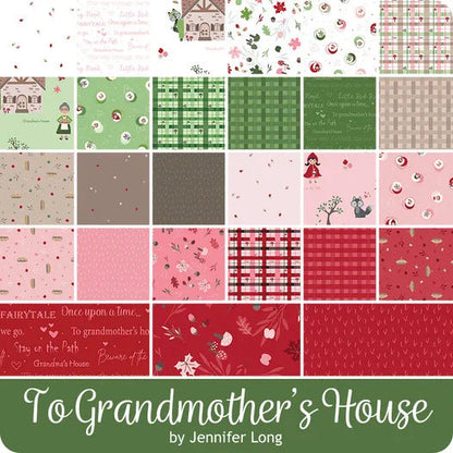 Riley Blake To Grandmother's House Fabric Collection 2.5" Rollie Pollie (40 Pieces)