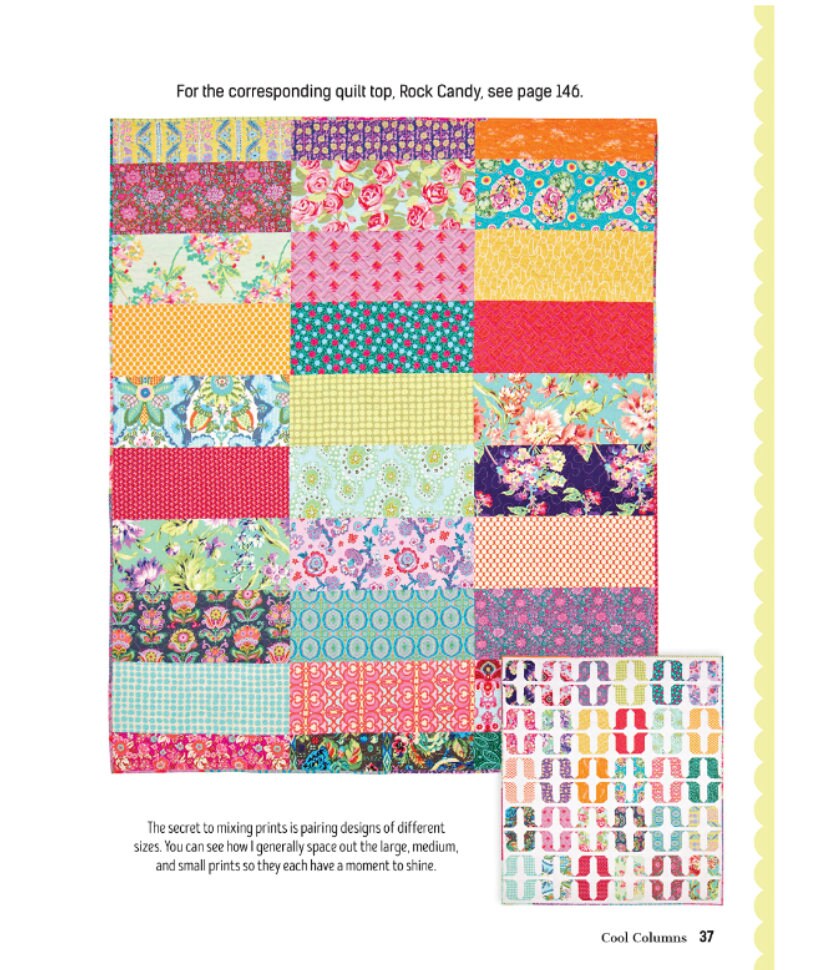 Perfectly Pieced Quilt Backs Pattern Book by Kelly Young (30 patterns per book)