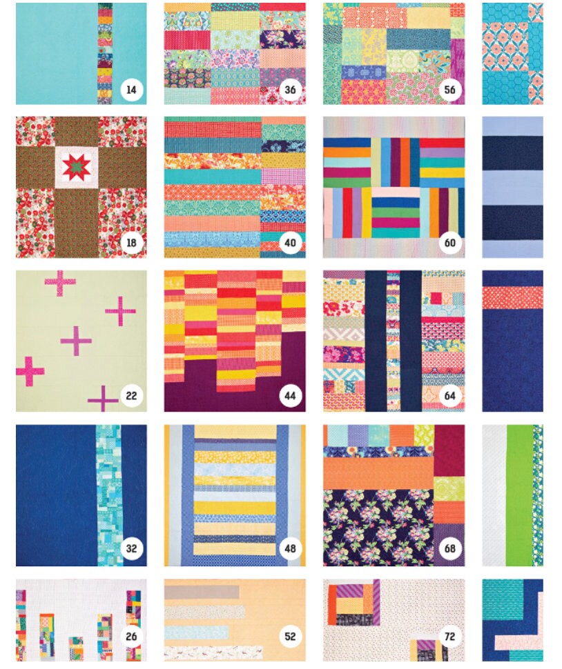 Perfectly Pieced Quilt Backs Pattern Book by Kelly Young (30 patterns per book)