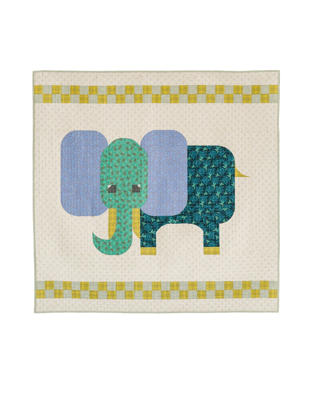 Sew Kind of Wonderful Tusker Quilt Pattern Finished Size: 54"x54"