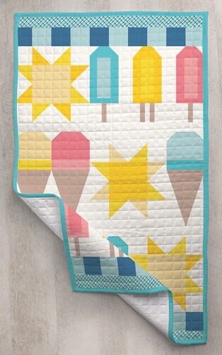 Riley Blake Door Banner of the Month March Sweet Summer Door Banner Kit Finished Size 20"x36" Premium 100% Cotton Fabrics