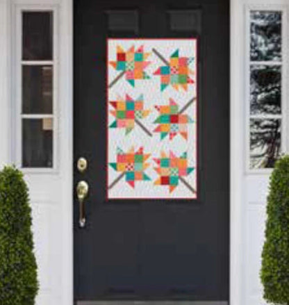 PREORDER Riley Blake Door Banner of the Month August Autumn Leaves Door Banner Kit (Finished Size 20"x36") SHIPS AUG 2024