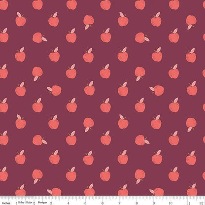 Riley Blake Sweetbriar Fabric Collection Apples on Wine Premium 100% Cotton Quilt Shop Quality Fabrics