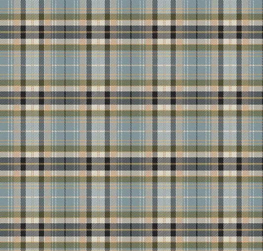 Riley Blake John Wayne Designs Fabric Collection Plaid on Storm Premium 100% Cotton Quilt Shop Quality Fabrics