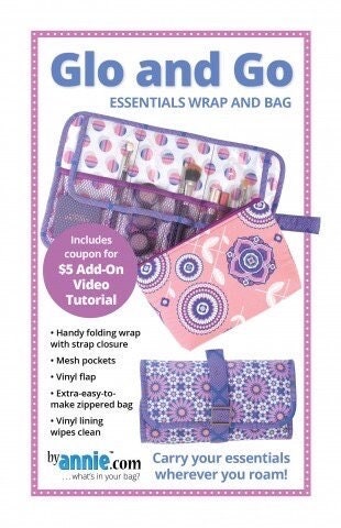 ByAnnie Glo and Go Essentials Wrap and Bag Pattern (14 Colors of 18"x54" Mesh Packs Sold Separately)