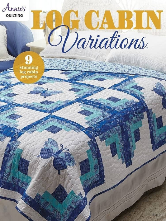 Annie's Quilting Log Cabin Variations Pattern Book (9 timeless projects per book)