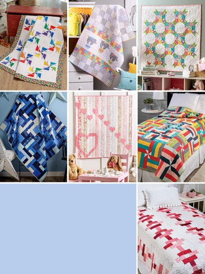 Annie's Quilting Colorful Quilts For Kids Pattern Book (10 creative designs for kids of all ages)