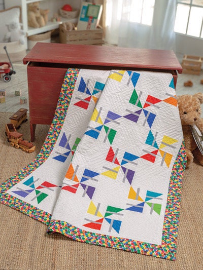 Annie's Quilting Colorful Quilts For Kids Pattern Book (10 creative designs for kids of all ages)