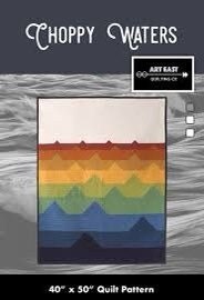 Art East Quilting Co Choppy Waters Quilt Pattern Finished Size: 40"x50"