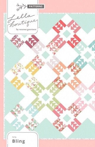 Lella Boutique Bling Quilt Pattern Finished Size: 84.5"x 84.5"