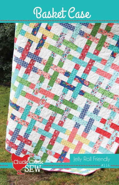 Cluck Cluck Sew Basket Case Quilt Pattern (5 Size Variations Per Pattern)