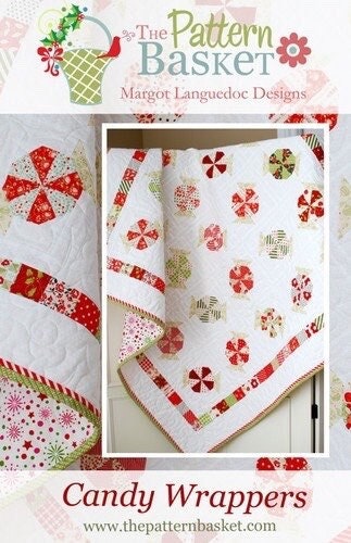 The Pattern Basket Candy Wrappers Quilt Pattern Finished Size: 49"x49"