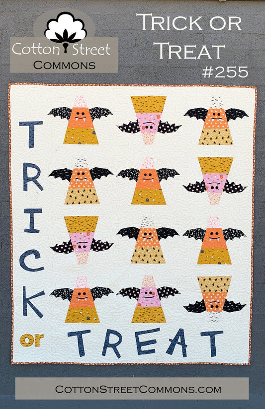 Cotton Street Commons Trick or Treat Quilt Pattern Finished Size: 60"x70"