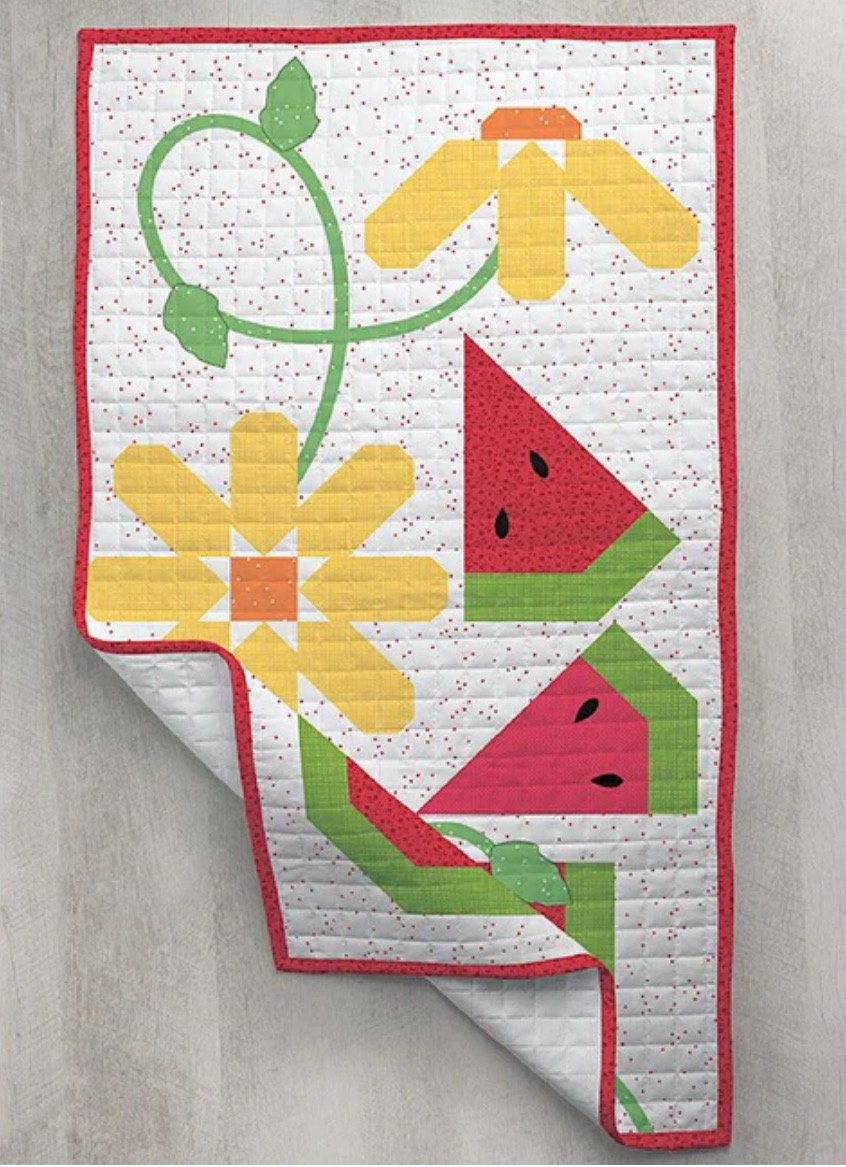 READY TO SHIP!! Riley Blake Door Banner of the Month May One in a Melon Door Banner Kit (Finished Size 20"x36")