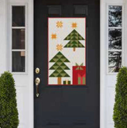 PREORDER Riley Blake Door Banner of the Month September Christmas Eve Door Banner Kit (Finished Size 20"x36") SHIPS SEPT 2024