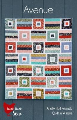 Cluck Cluck Sew Avenue Quilt Pattern (4 Size Variations Per Pattern)