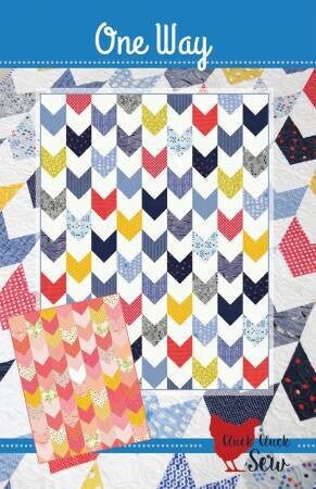 Cluck Cluck Sew One Way Quilt Pattern (5 Size Variations Per Pattern)