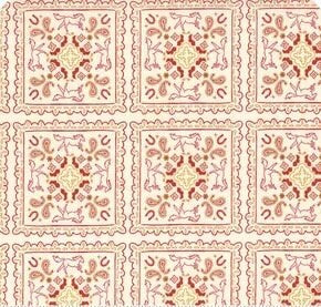 Riley Blake Wild Rose Fabric Collection Bandanas on Cream Premium 100% Cotton Quilt Shop Quality Fabrics