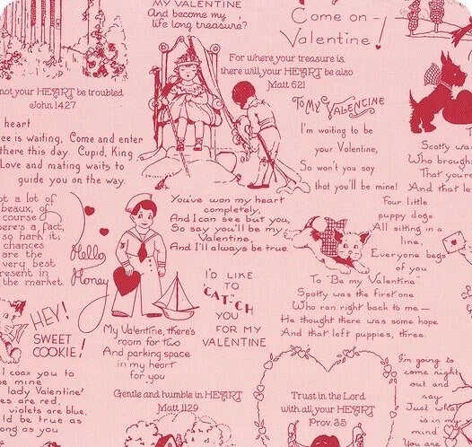 Riley Blake All My Heart Fabric Collection All Your Heart on Pink Premium 100% Cotton Quilt Shop Quality Fabrics