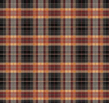 Riley Blake John Wayne Designs Fabric Collection Plaid on Charcoal Premium 100% Cotton Quilt Shop Quality Fabrics