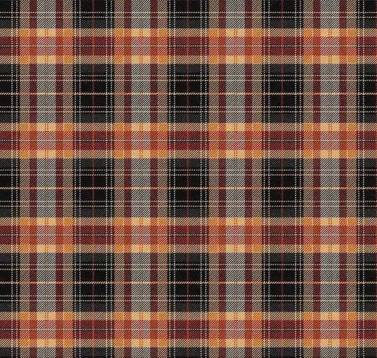 Riley Blake John Wayne Designs Fabric Collection Plaid on Charcoal Premium 100% Cotton Quilt Shop Quality Fabrics