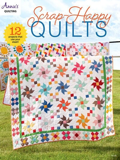 Annie's Quilting Scrap-Happy Quilts Pattern Book (12 Projects Per Book)