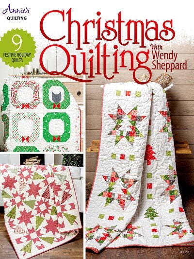 Annie's Quilting Christmas Quilting with Wendy Sheppard Pattern Book (12 Patterns Per Book)