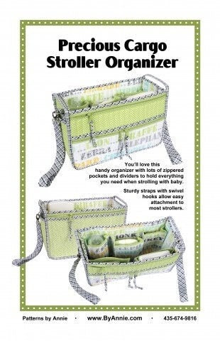 ByAnnie Precious Cargo Stroller Organizer Pattern (2 Size Variations Per Pattern) (14 Colors of 18"x54" Mesh Packs Sold Separately)