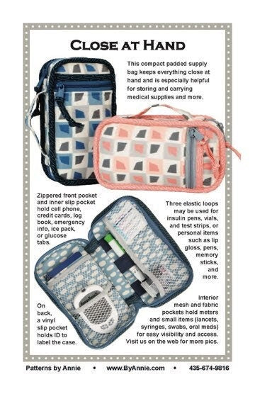 ByAnnie Close At Hand Medical Supply Padded Case Pattern (14 Colors of 18"x54" Mesh Packs Sold Separately)