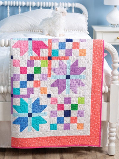 Annie's Quilting Colorful Quilts For Kids Pattern Book (10 creative designs for kids of all ages)