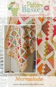 The Pattern Basket Marmadale Quilt Pattern Finished Size: 59"x74"