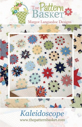 The Pattern Basket Kaleidoscope Quilt Pattern Finished Size: 47"x47"