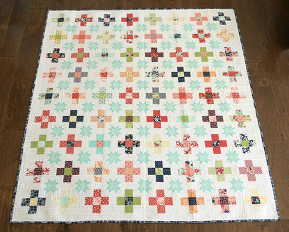 Thimble Blossoms Rain or Shine Quilt Pattern Finished Size: 66"x74"