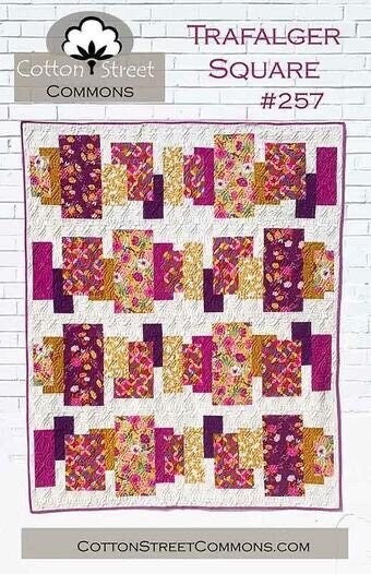 Cotton Street Commons Trafalger Square Quilt Pattern Finished Size: 62"x74"