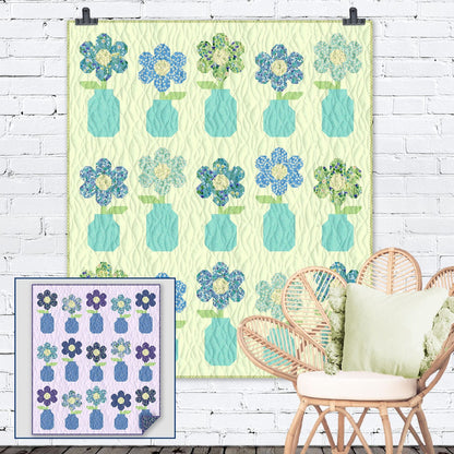 Cluck Cluck Sew Primrose Quilt Pattern (2 Size Variations Per Pattern)