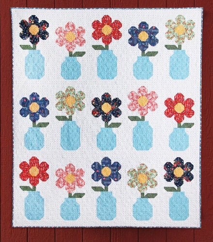 Cluck Cluck Sew Primrose Quilt Pattern (2 Size Variations Per Pattern)