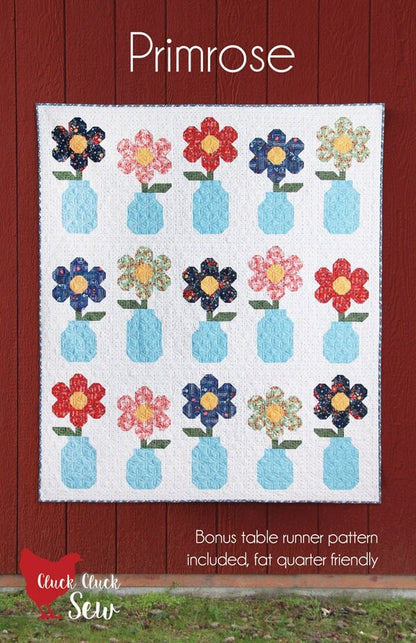 Cluck Cluck Sew Primrose Quilt Pattern (2 Size Variations Per Pattern)