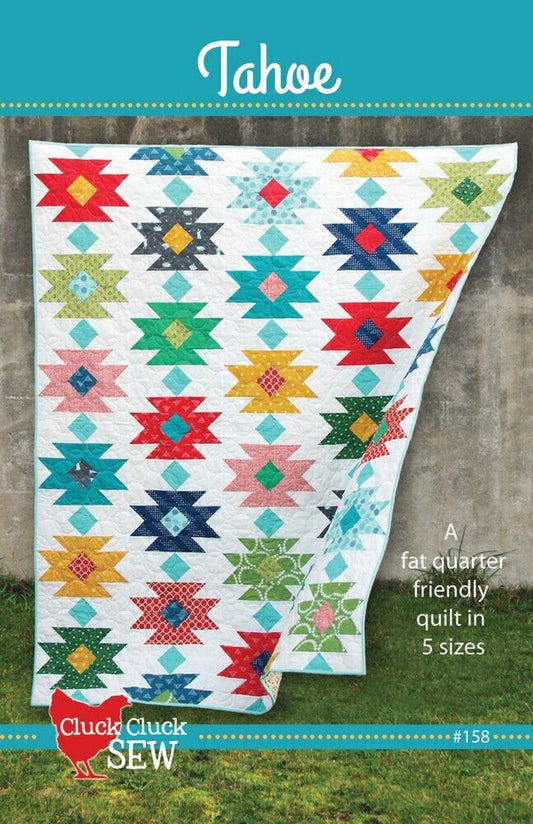 Cluck Cluck Sew Tahoe Quilt Pattern (5 Size Variations Per Pattern)