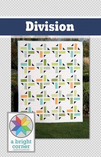 A Bright Corner Division Quilt Pattern (4 Size Variations Per Pattern)