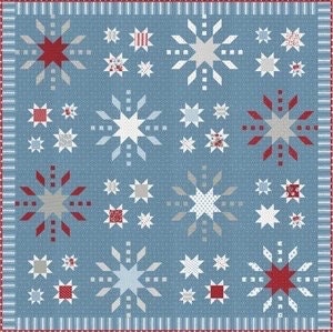 Lella Boutique Grand Finale Quilt Pattern Finished Size: 78.5"x78.5"