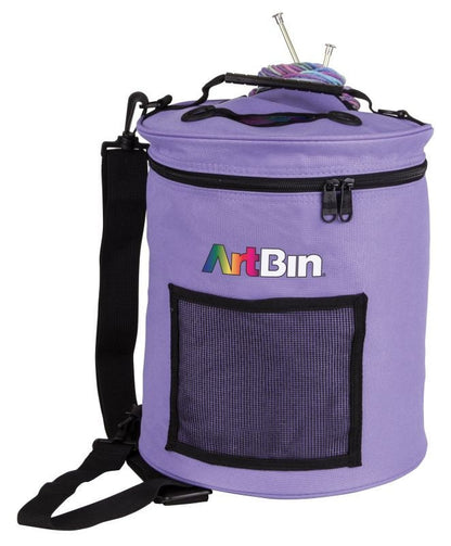 ArtBin Yarn Drum Knitting And Crochet Tote Bag ( Choose From Raspberry or Periwinkle)